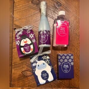 GROOVI BEAUTY Bath & Body 5 Piece Collection Shower Gel and Soap Gifts NEW